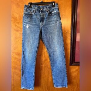 Levi's 501 Straight Leg Jeans 28X30